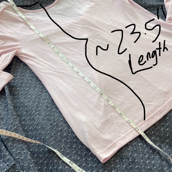 Athleta - Waterfall Front LS Top - Size Small - Delicate Pink NWT - Picture 13 of 16